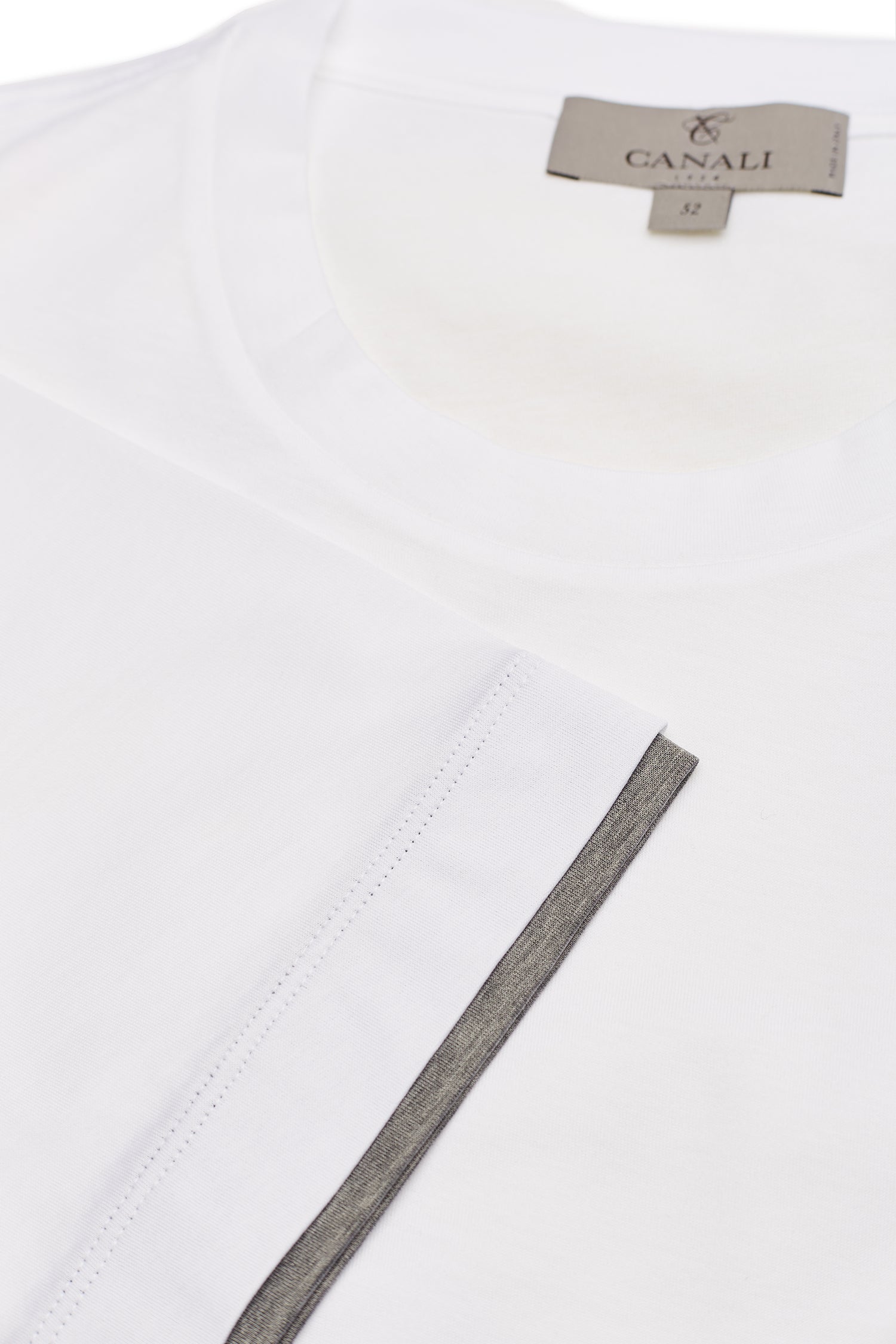 CANALI | Soft Cotton T-Shirt | White
