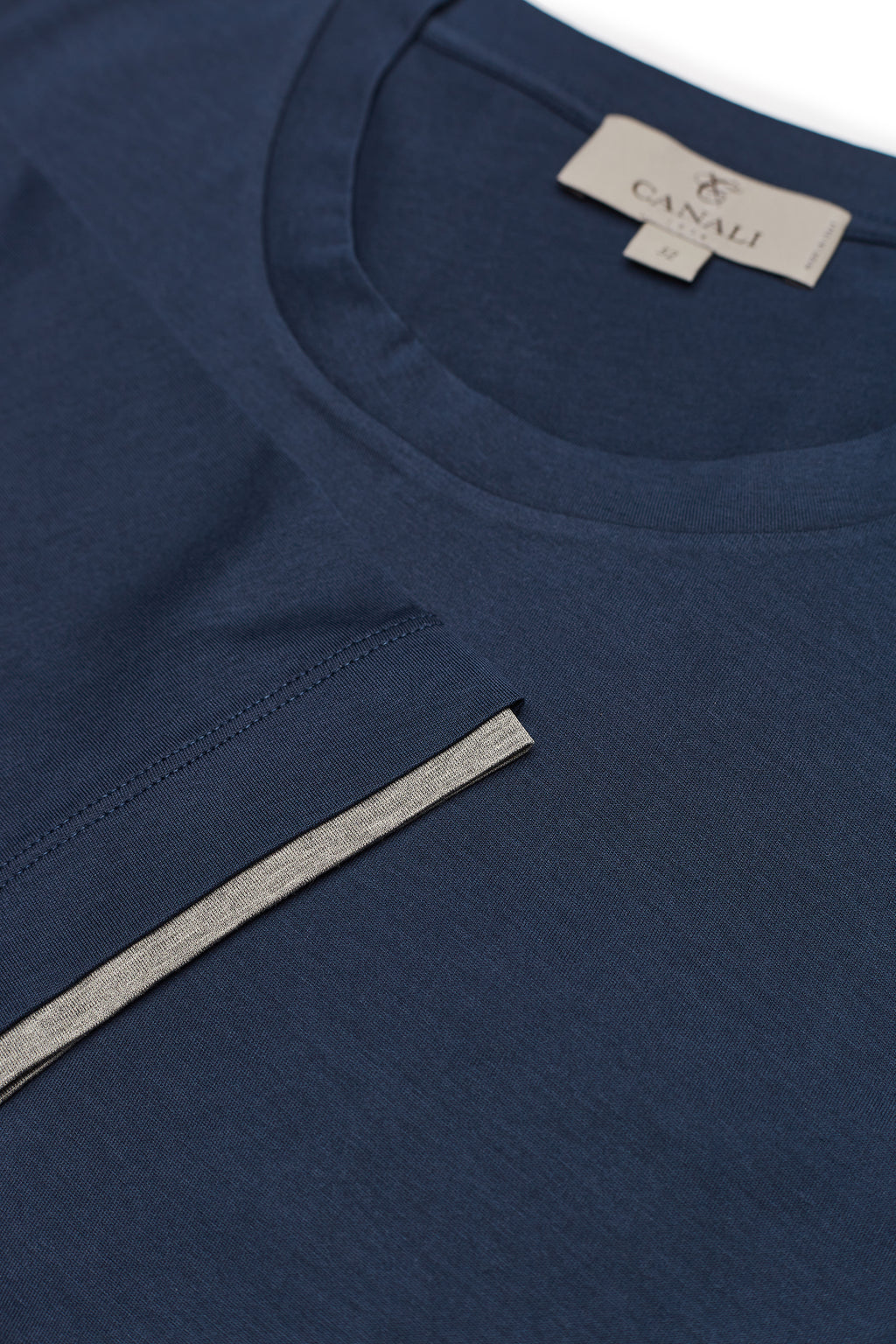 CANALI | Soft Cotton T-Shirt | Navy