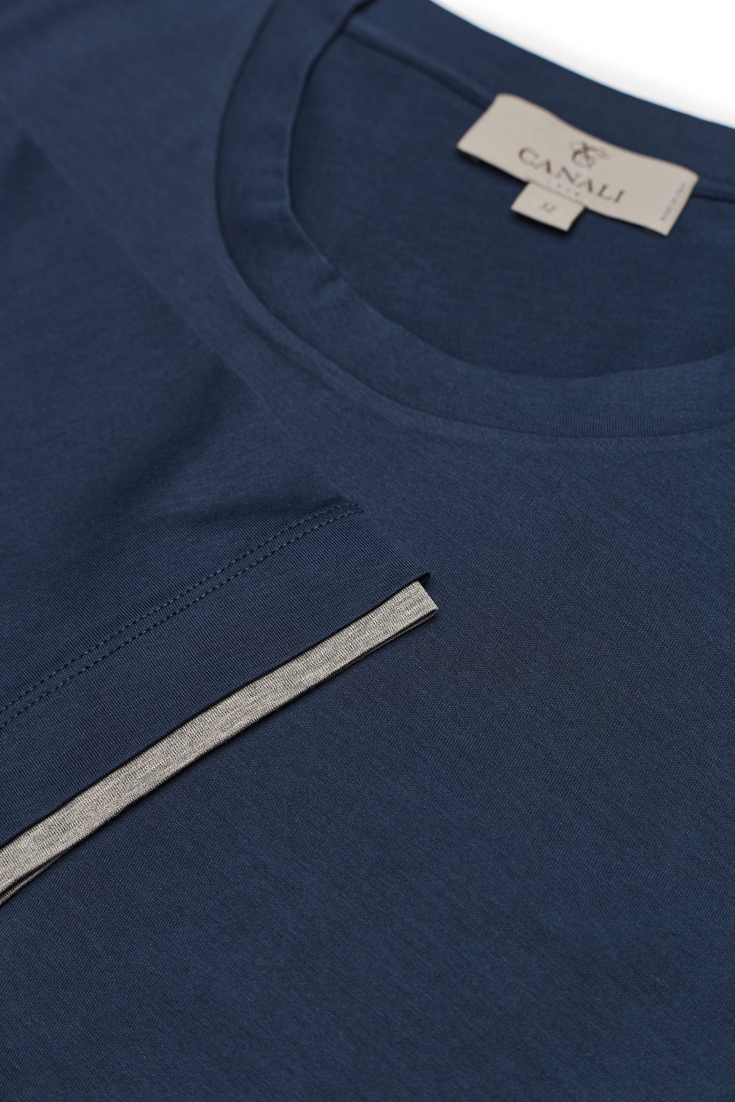 CANALI | Soft Cotton T-Shirt | Navy