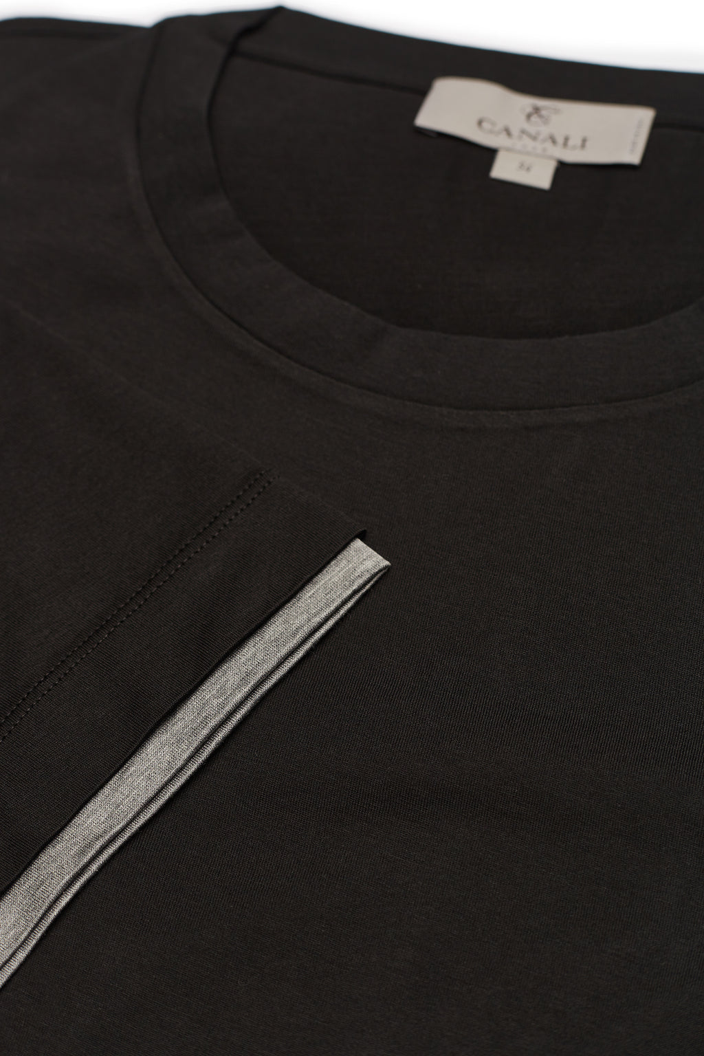 CANALI | Soft Cotton T-Shirt | Black