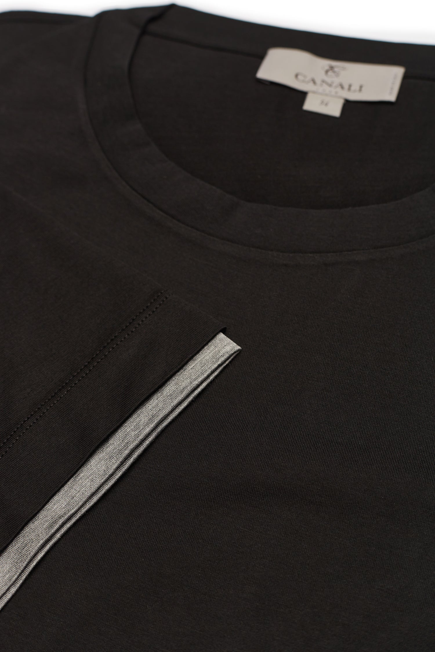 CANALI | Soft Cotton T-Shirt | Black