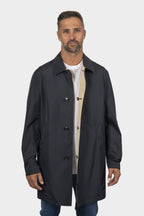CANALI | Reversible Raincoat | Navy & Beige