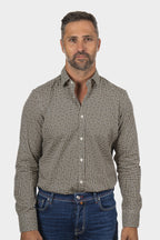 CANALI | Spot On Check Shirt | Black & Brown