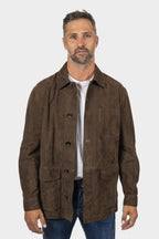 BRIONI | Suede Jacket | Chocolate