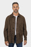 BRIONI | Suede Jacket | Chocolate