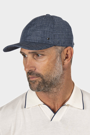CANALI Denim Blue Cap