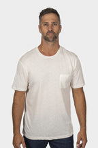 MEY STORY | Cotton & Linen T-Shirt | Off-White