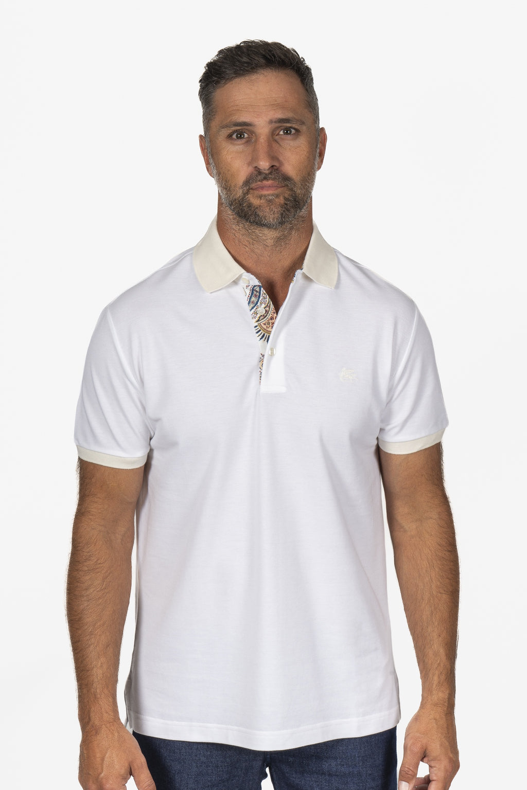 ETRO | Polo With Contrast | White