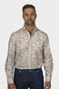 BRUNELLO CUCINELLI | Paisley Shirt | Brown & Cream