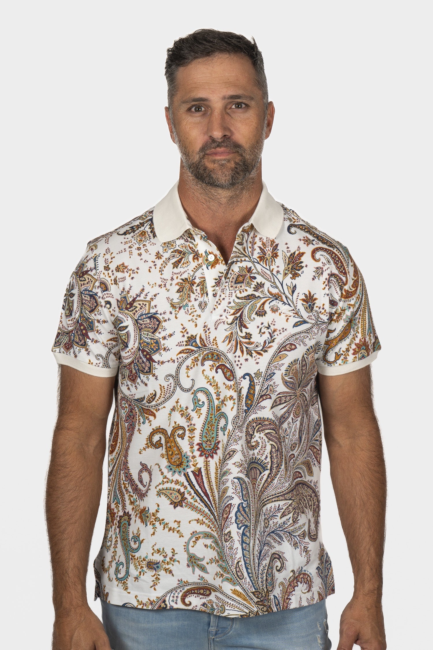 ETRO | Paisley Polo | White