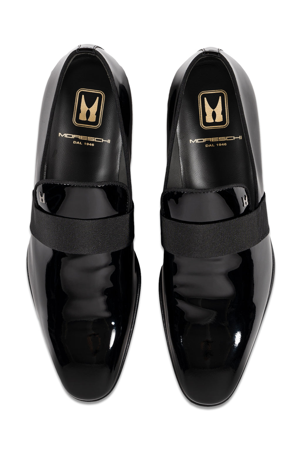 MORESCHI | Limoges Patent Loafers | Black
