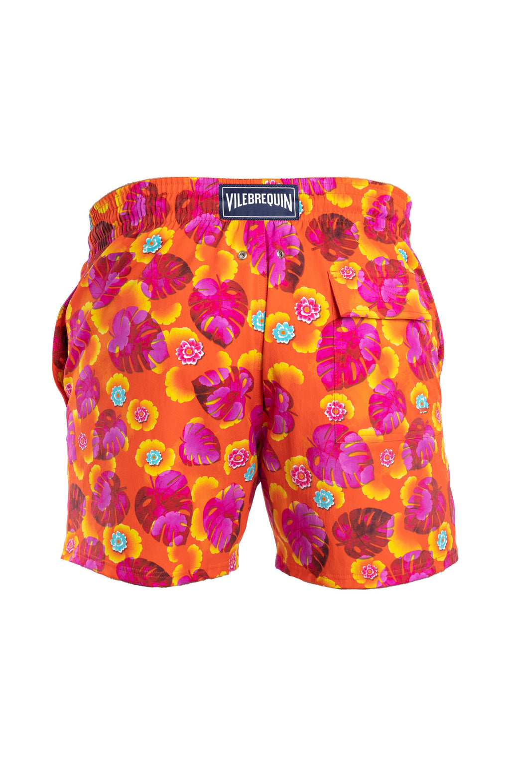 VILEBREQUIN | Tropical Swim Shorts | Pink & Orange