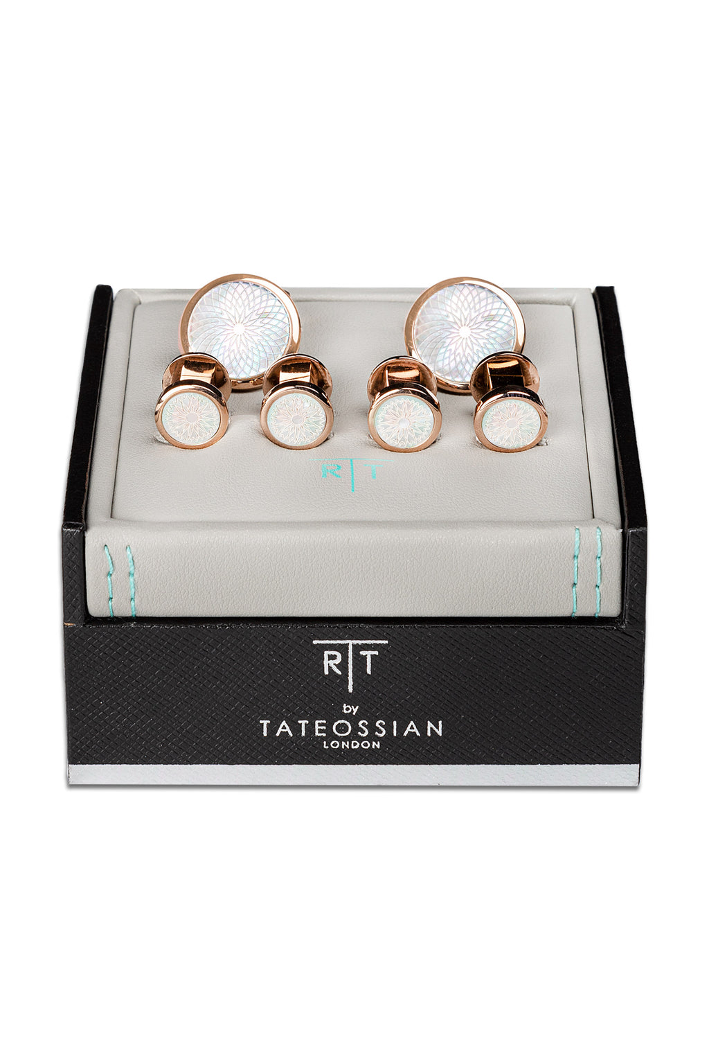 TATEOSSIAN | Cufflinks & Studs Set | Rose Gold