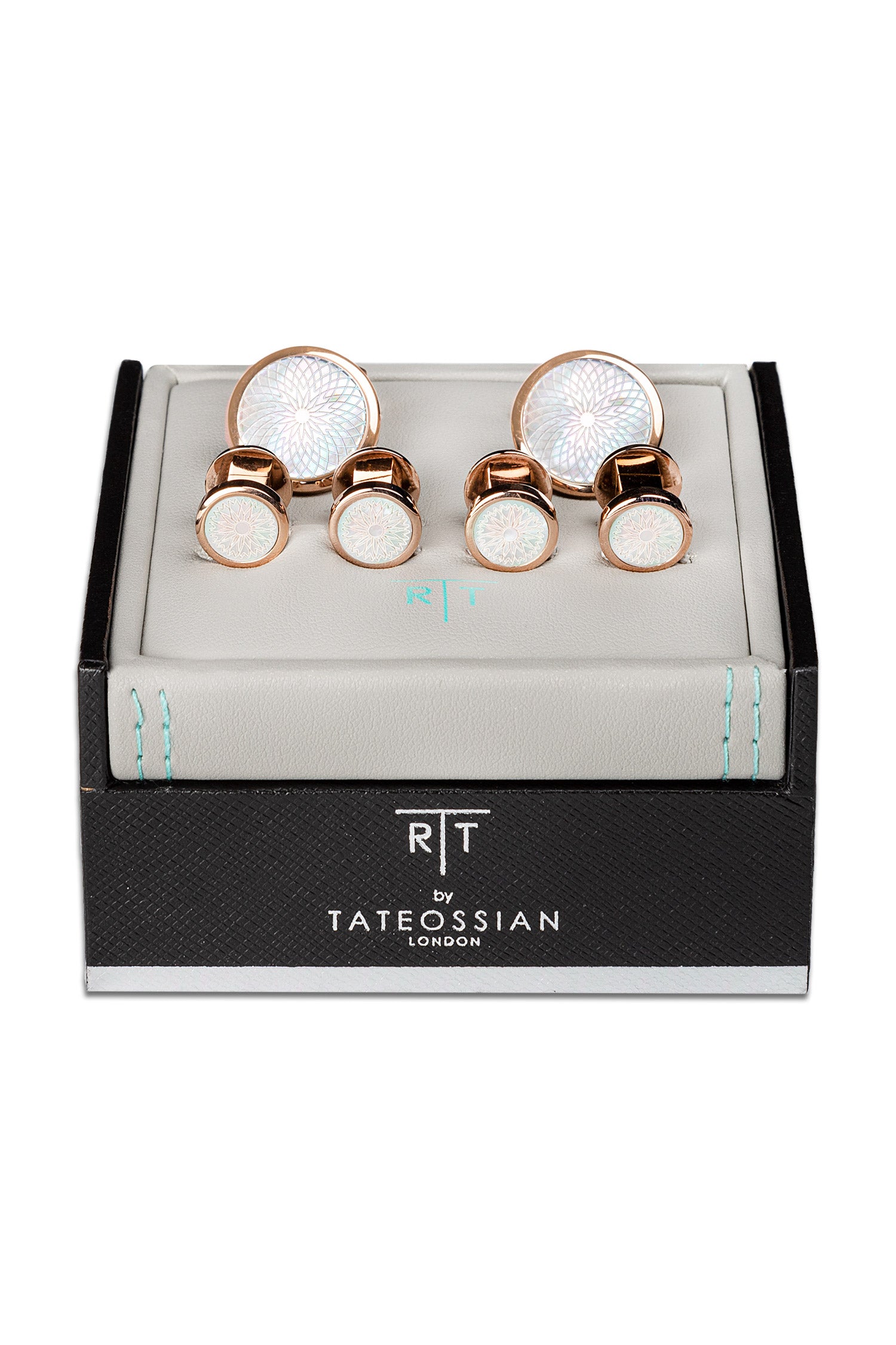TATEOSSIAN | Cufflinks & Studs Set | Rose Gold
