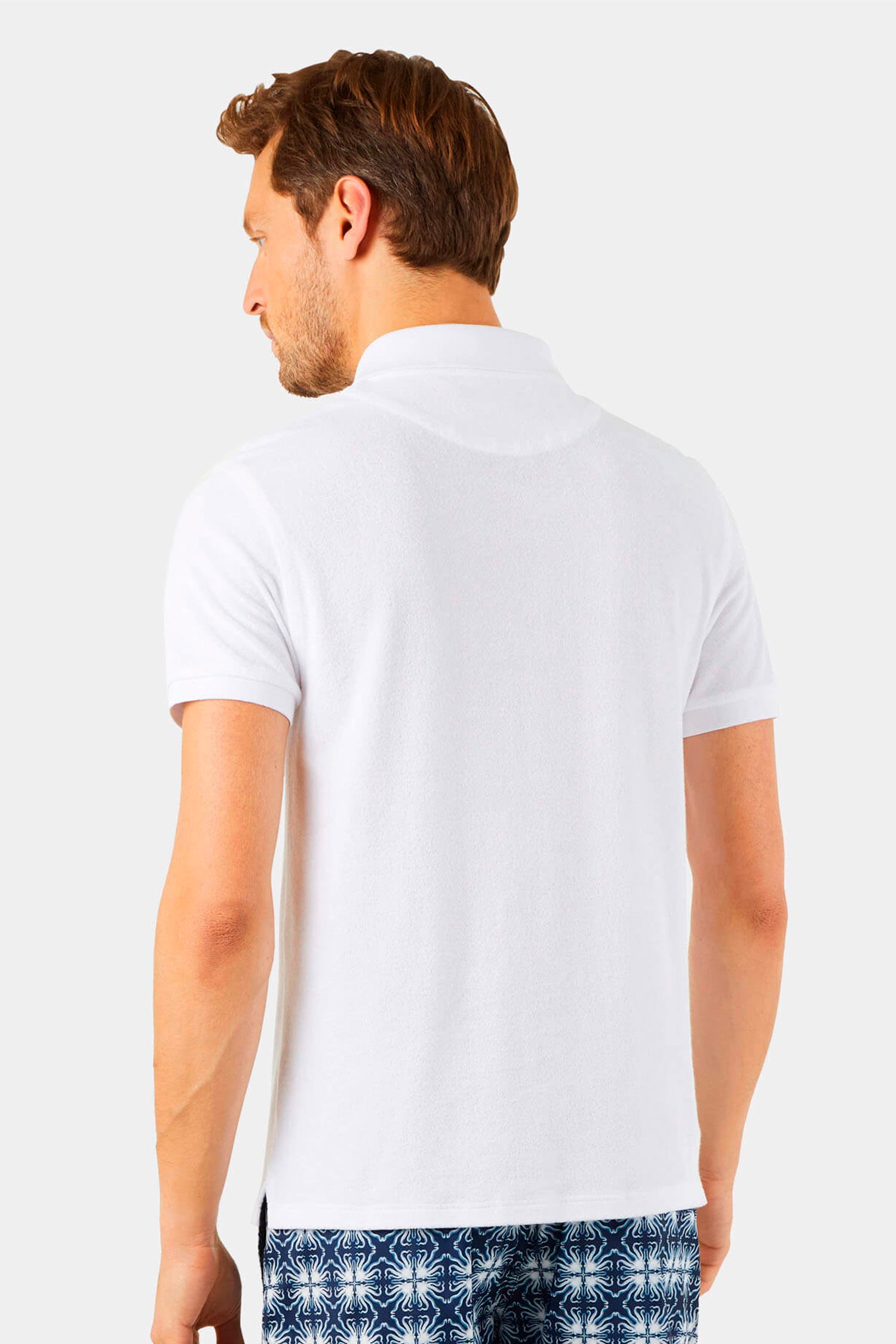 VILEBREQUIN | Terry Towelling Polo | White
