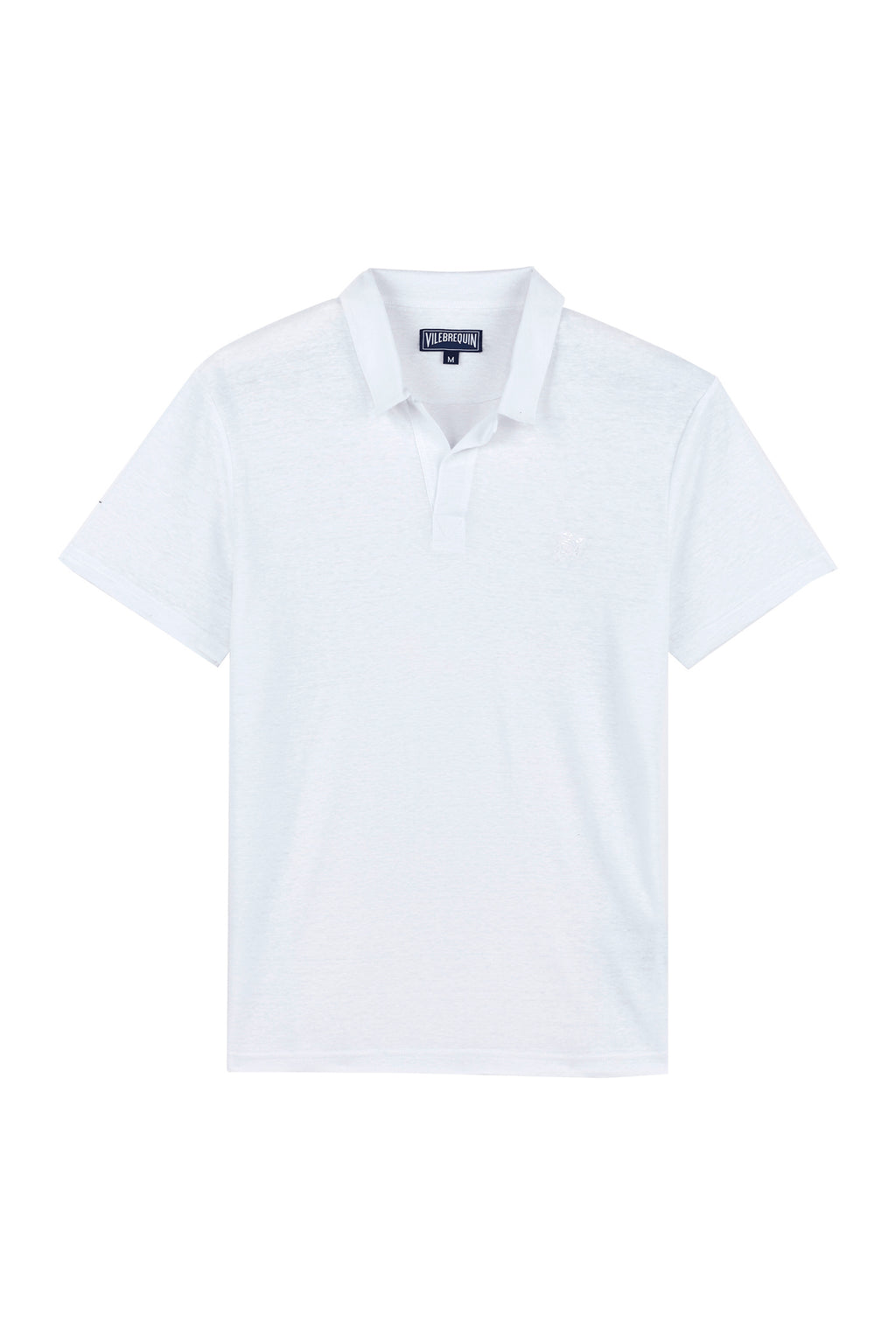 VILEBREQUIN | Linen Polo | White