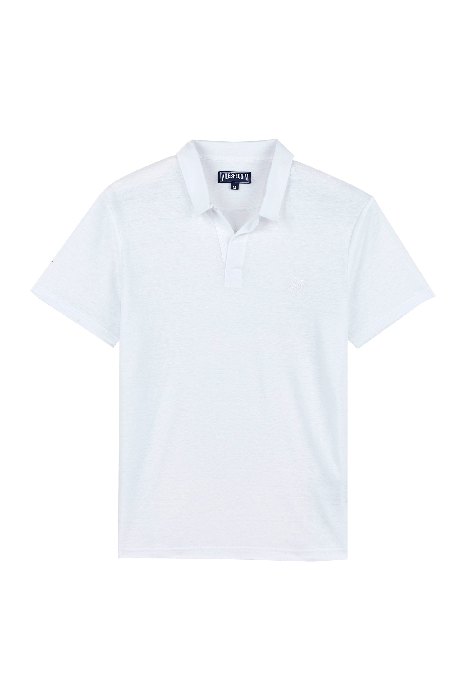 VILEBREQUIN | Linen Polo | White
