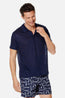VILEBREQUIN | Linen Polo | Navy