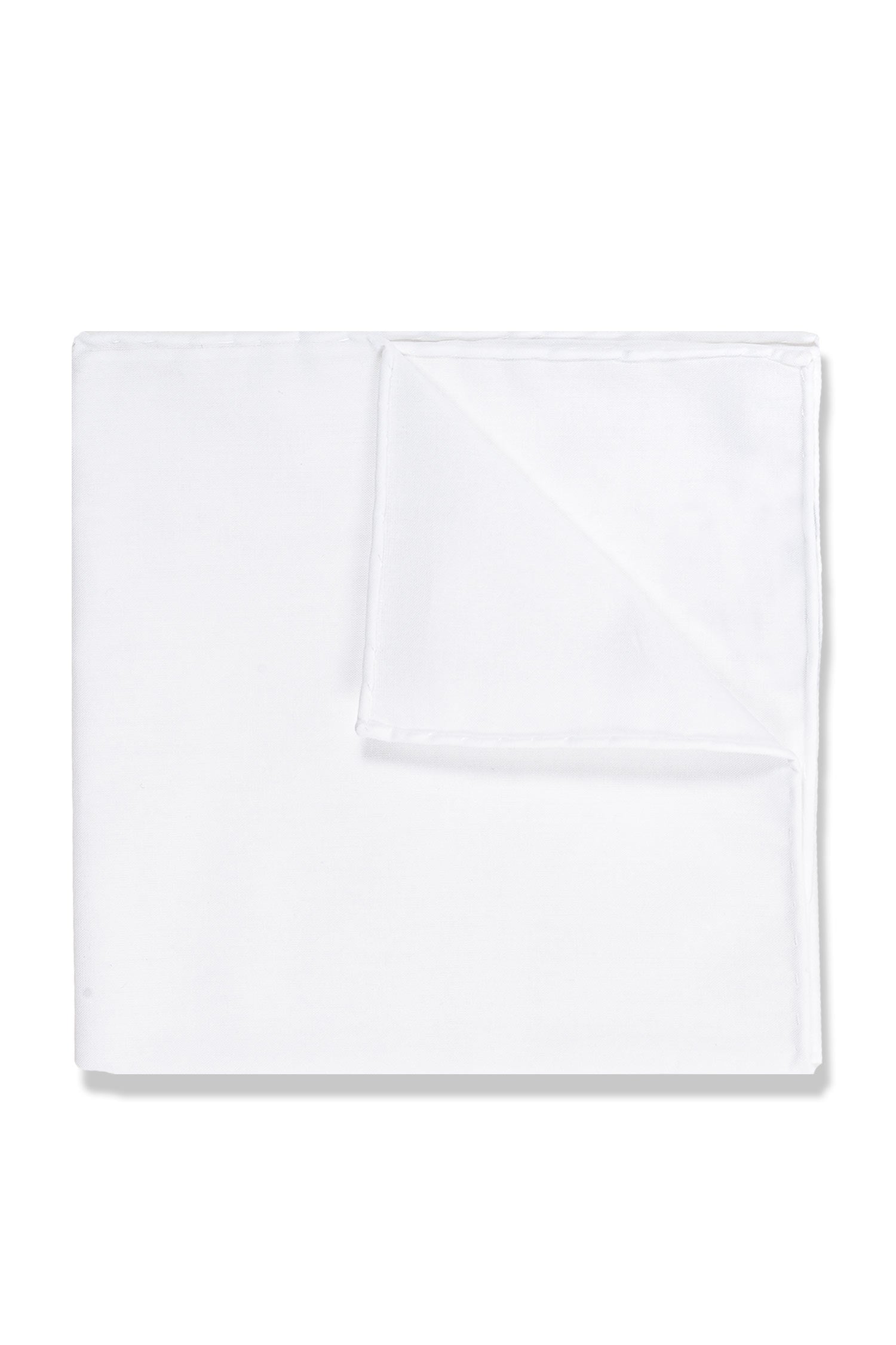 CANALI | Cotton Pocket Square | White