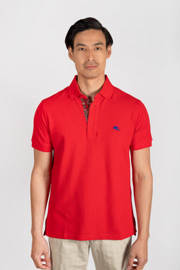 ETRO Red Polo Shirt