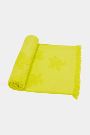 VILEBREQUIN Lime Turtle Towel