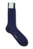 CANALI | Ribbed Two-Tone Socks | Blue & Navy
