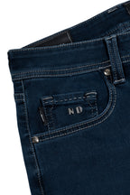 TRAMAROSSA | Jeans With Suede Label | Dark Denim