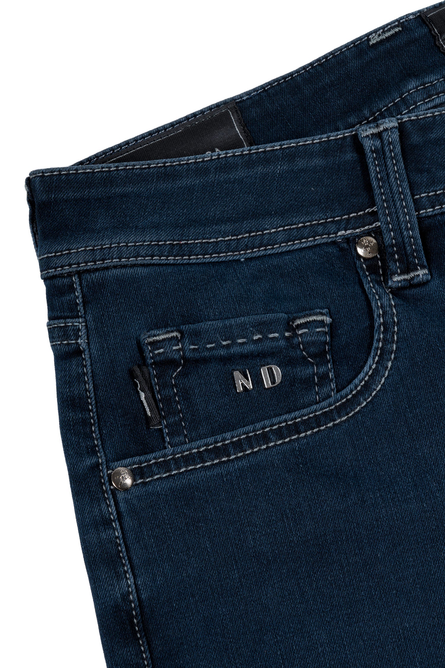 TRAMAROSSA | Jeans With Suede Label | Dark Denim