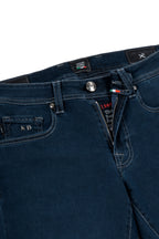 TRAMAROSSA | Jeans With Suede Label | Dark Denim