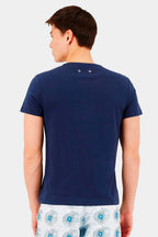 VILEBREQUIN | Logo T-Shirt | Navy & Pink