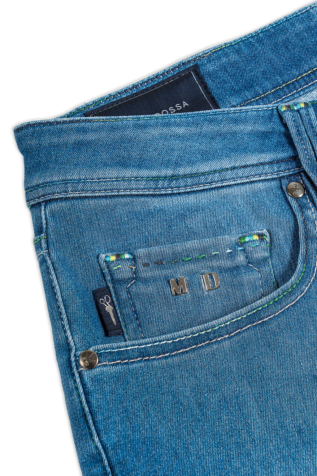 TRAMAROSSA | Denim Jeans With Green Label | Denim