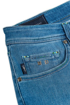 TRAMAROSSA | Denim Jeans With Green Label | Denim