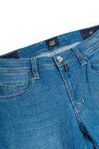 TRAMAROSSA | Denim Jeans With Green Label | Denim