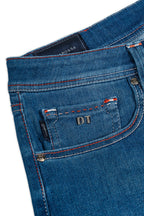 TRAMAROSSA | Denim Jeans With Basket Weave Red Label | Denim