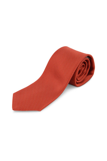 CANALI Red Fine Patterned Tie