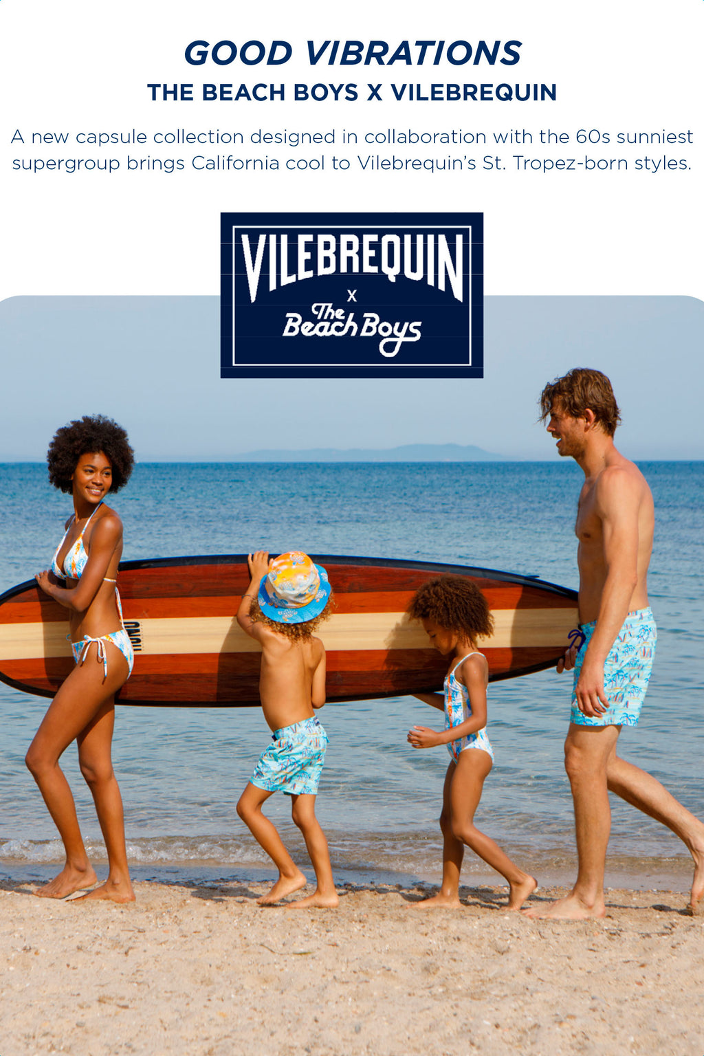 VILEBREQUIN | The Beach Boys Swim Shorts | Sunset