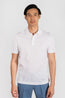 CANALI | Cotton Pique Polo | White