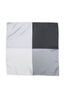 ASCOT | 4-Tone Silk Pocket Square | Grey & Black